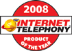 Internet Telephony product of the year award logo