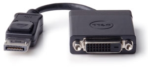 Dell DisplayPort to DVI (Single-Link) adapter Product Shot