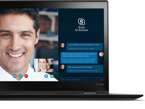 ThinkPad X1 Carbon delivers on business features, like Skype for Busines certification 