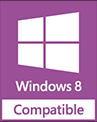 Windows 8 Compatible for Versatility