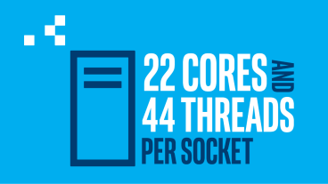 Xeon e5 22 core 44 threads infographic