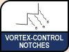 Vortex-Control Notches