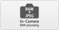 Edit and process RAW images in camera