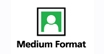 Medium Format : Supports the Medium Format up to a maximum of
6 x 22cm.