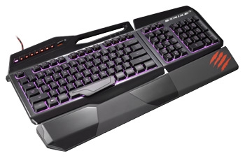 Mad Catz S.T.R.I.K.E. 3 Gaming Keyboard for PC - Black