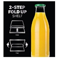 2-step fold up shelf for your convenience