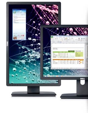 Dell P2213 Monitor - Comfortable? Let's get to work