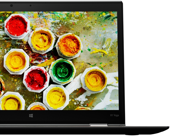 The stunning 2K display renders vibrant images and truer colors.