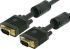 Comsol 2M High Quality Black Monitor Cable HD15 M/M