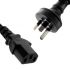 Microtech 1.8M Wall to PC Aust Plug to IEC/F Power Cable (Standard PC Power Cable)