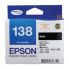 Epson T138192 #138 Ink Cartridge - Black - For Epson NX420/Workforce 60/320/325/525/7010 Printer
