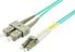 Comsol Multimode Duplex Fiber Patch Cable 50/125mm, LC-SC - 1M