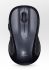 Logitech M510 Wireless Laser Mouse - Black/Blue Contoured Design, Back/Forward Buttons, Side-to-side scrolling, Comfort Wearing
