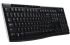 Logitech K270 Wireless Keyboard - Black High Performance, 2.4GHz Wireless, Eight Hot Keys, Full-Size Layout, Logitech Unifying Receiver