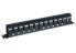 ServerLink 1RU Horizontal Cable Management Panel - To Suit Standard 19" Rack - Black