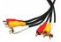 Comsol 3x RCA Male to 3x RCA Male Composite Cable - 3M