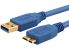 Astrotek USB3.0-A Male to Micro USB-B Male - 28AWG, With 80 Braiding - Blue - 1.8M