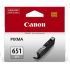 Canon CLI651GY Ink Cartridge - Grey - For Canon MG6360 Printer