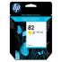 HP C4913A #82 Ink Cartridge - Yellow, 69mL - For HP Designjet 10PS/20PS/50PS/120NR/500(24/42)/500PS(24/42)/800(24/42)/800PS(24/42) Printers