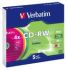 Verbatim CD-RW 700MB/80min/4X - 5 Pack Slim Jewel Cases