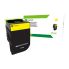Lexmark 80C8HYE #808HYE Toner Cartridge - Yellow, 3,000 Pages, High Yield - For Lexmark CX410, CX510 Printer