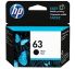 HP F6U62AA #63 Ink Cartridge - Black Original, 190 Pages - For HP DeskJet 2130, 3630 Printer