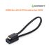 U Green Micro USB3.0 On-The-Go Flat Cable - To Suit Samsung Galaxy Note 3, S4, S5 - Black