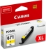 Canon CLI-671XLY #671XL Extra Large Ink Cartridge - Yellow For Canon G5760, MG5765, MG5766, MG6860, MG6865, MG6866, MG7760, MG7765 and MG7766 Printers.