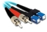 Comsol FSTSC-01-OM4 ST-SC Multi-Mode Duplex Fibre Patch Cable LSZH 50/125 OM4 - 1M