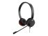 Jabra Evolve 20 MS Stereo Headset - Black/Red  Noise Cancelling, Microsoft Certified, USB A, Wired