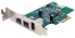 Startech PEX1394B3LP 3-Port 2b/1a 1394 PCI Express FireWire Card Adapter - PCI-Ex1, Low-Profile 2-Port FireWire 800(9-Pin, 1394b) Female, 1-Port FireWire 400(6-Pin, 1394a) Female, PCI-E