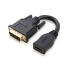 Alogic DVI-D to HDMI Adapter Cable - 15cm DVI-D(Male) to HDMI(Female)