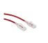 Techtronic 0.25M Slim CAT6 UTP Patch Cable LSZH in Red (Low Smoke Zero Halogen)