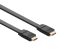 Konix Flat High Speed HDMI 2.0 Cable with Ethernet - Male To Male - 1M