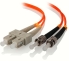 Alogic SC-ST Multi Mode Duplex LSZH Fibre Cable - 62.5/125 OM1 - 1M