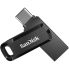 SanDisk 128GB Ultra Dual Drive Go USB Type-C and Type-A Flash Drive - Black