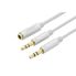 UGreen 3.5mm Female to 2mm male audio cable - White