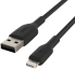 Belkin BoostCharge Braided Lightning to USB-A Cable - 1m, Black