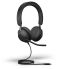 Jabra Evolve2 40 - USB-C UC Stereo - Black  Noise-isolating Design, On-ear Wearing Style, 2-Microphone Technology