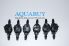 Aquabuy 6 x Air line valves - Air line tap - 4mm tap (1/2 Turn Type)