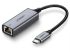 UGreen USB Type-C to 10/100/1000M Ethernet Adapter (Space Gray) 50737