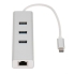 Astrotek USB-C Type-C to LAN + 3 Ports USB3.0 Hub Gigabit RJ45 Ethernet Network Adapter Converter