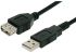 Comsol 1M USB 2.0 extension cable type A male - A female - 480Mbps