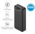 Cygnett ChargeUp Boost 3rd Gen 20K mAh Power Bank - Black (CY4345PBCHE), 1x USB-C(15W),2x USB-A(12W),15cm USB-C Cable,Digital Display,Charge 3 Devices