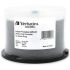Verbatim DVD+R 4.7GB/16X - 50 Pack Spindle, White Wide Inkjet Printable