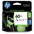 HP CC644WA #60XL Ink Cartridge - Tri-Colour, 440 Pages - For HP Deskjet D1160/D2560/D2660/D5560/F2410/F2480/F4280/F4480 Printer