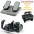 CH_Products Captain`s Pack - Flight Sim Yoke, Pro Pedals, Quadrant Throttle for Multi-Engine Aircraft, USB