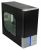 Ikonik A20 ZARIA Midi Tower Case - [No PSU], Black(1 x 140mm Front,1 x 120mm Rear, Optional 120mm Bottom )