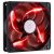 CoolerMaster Rifle Red Fan - 120x120x25mm, Long Life Sleeve Bearing, 90CFM, 19dBA - Black [Red LED]