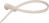 NoBrand Cable Ties - Natural, Fixing Hole, 170mm, Pack of 100